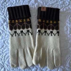 NWOT Frye Fair Isle Knit Gloves